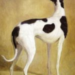 Painting showing a greyhound by Agasse